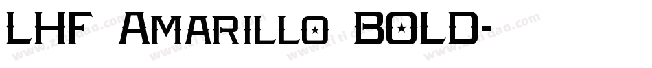 LHF Amarillo BOLD字体转换